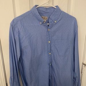 JCrew. Button down shirt. Size medium. Gently used. No flaws.